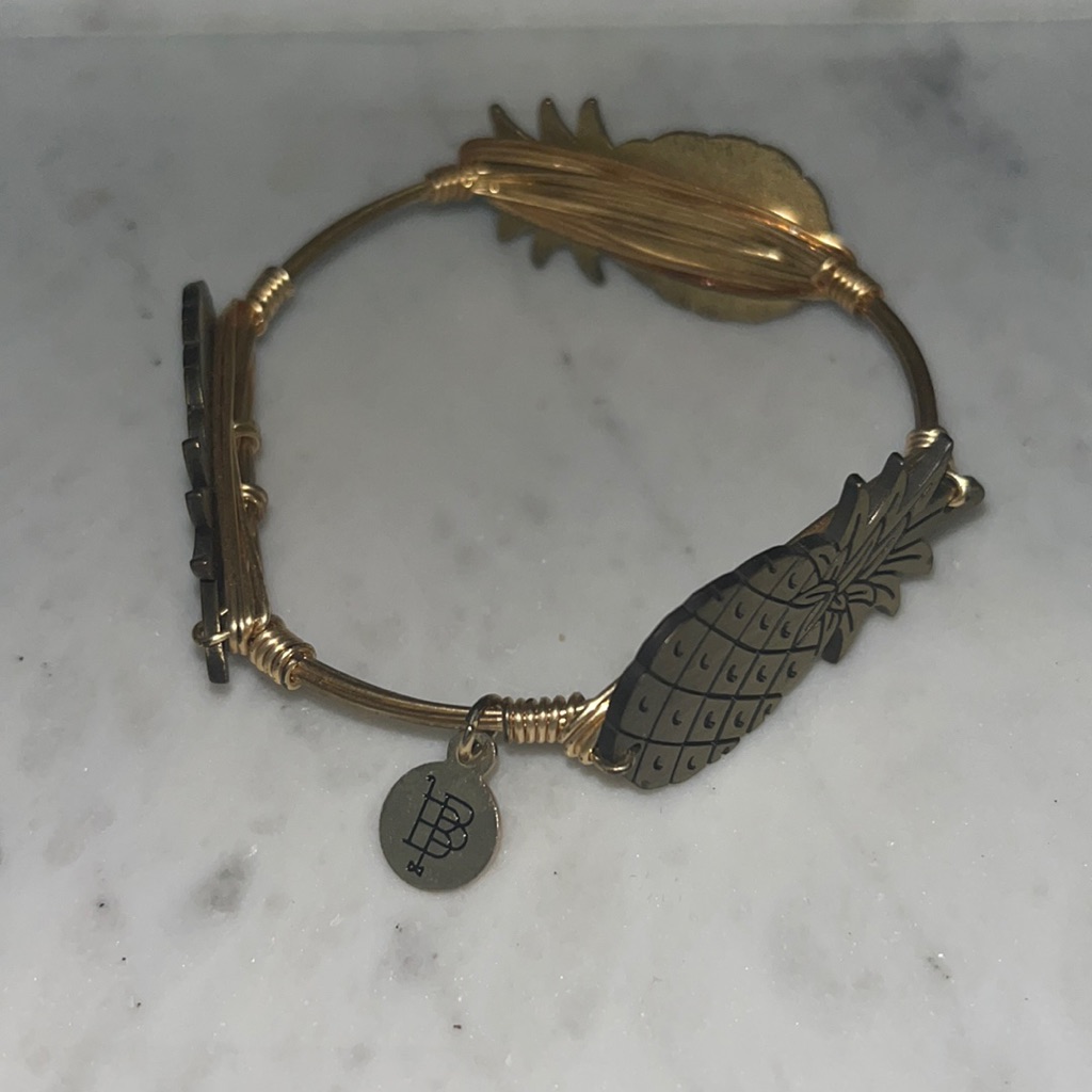 Pineapple Bourbon & Bowties Bangle